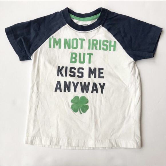 Carter's St Patrick's Day Tee Size 2T - Picture 2 of 6